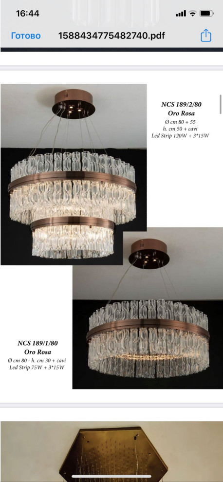 Обложка проекта: Дизайнерские Люстры