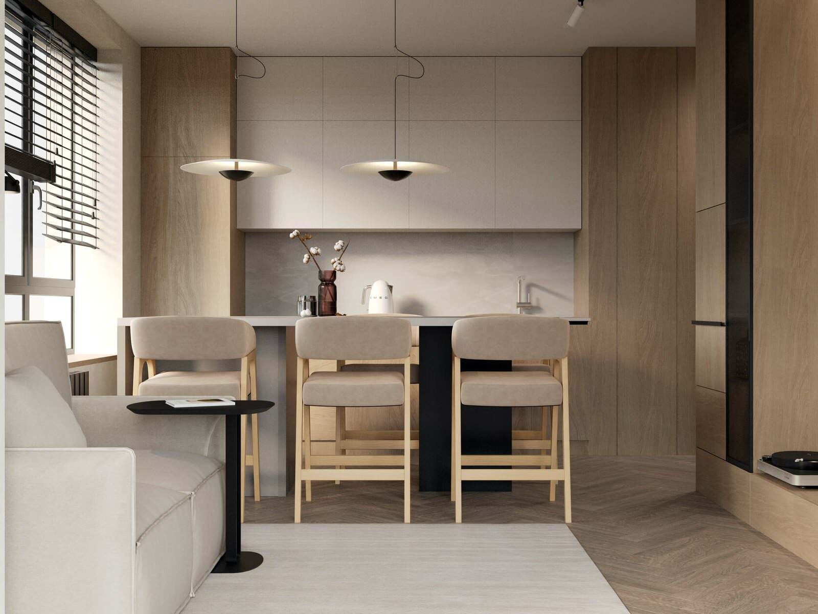 Минималистичная квартира с японской эстетикой