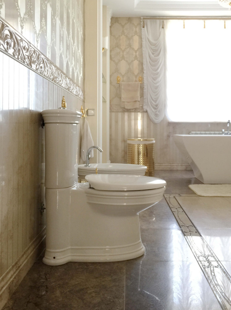 Дизайн интерьера дома в классическом стиле. Реализованный проект.