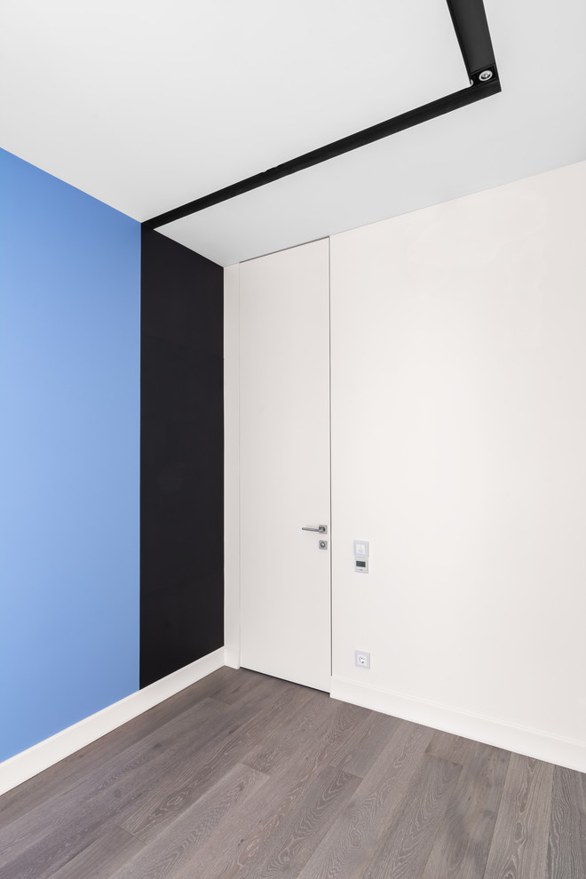 Просторная двухуровневая квартира в современном стиле