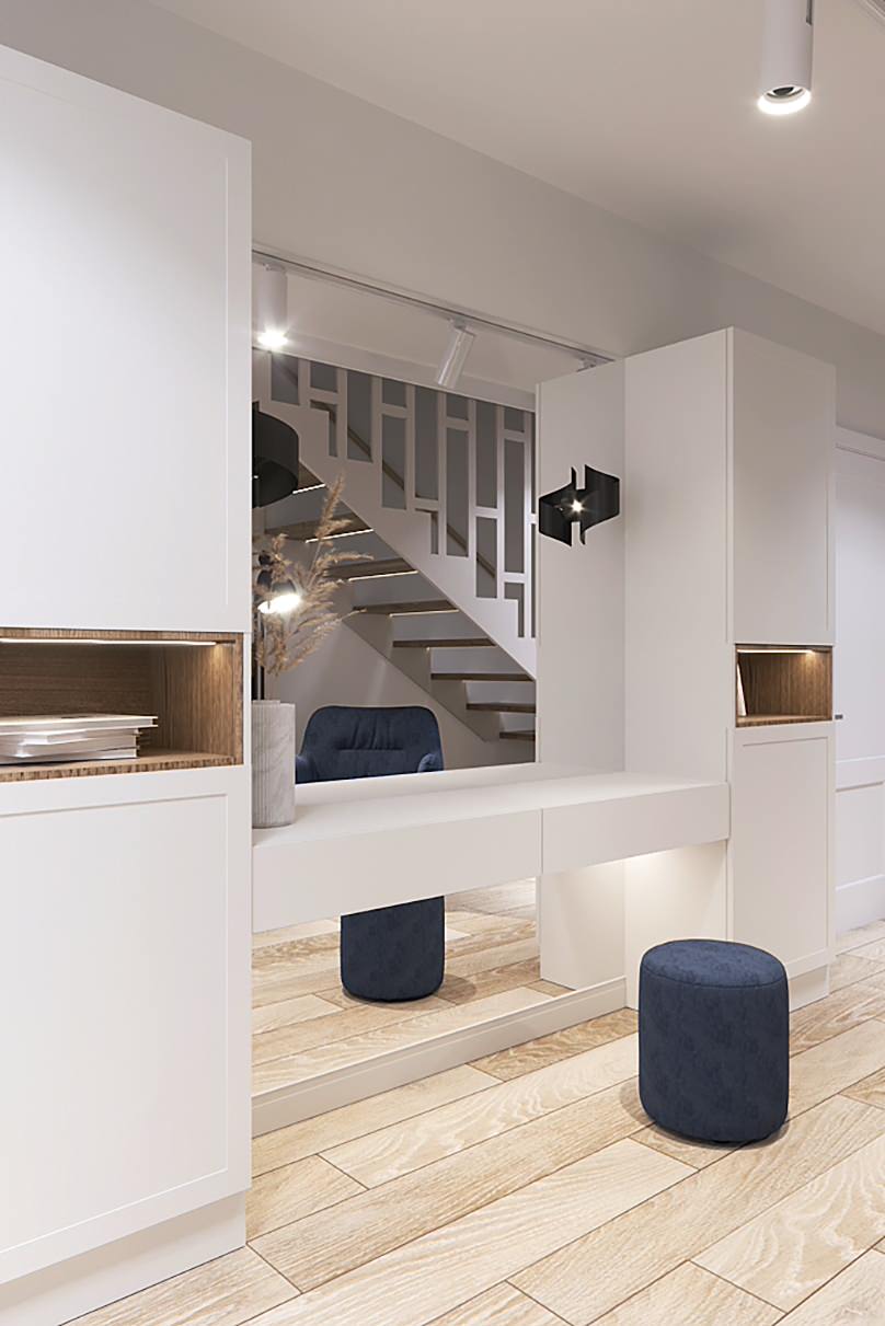 Обложка проекта: Дизайн мебели для прихожей