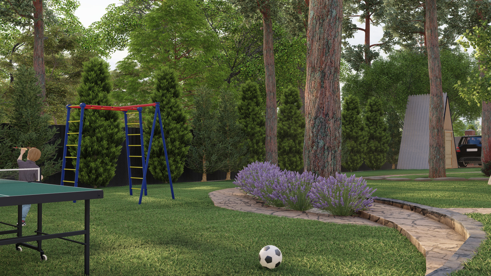 Ладншафтный дизайн в Московской области