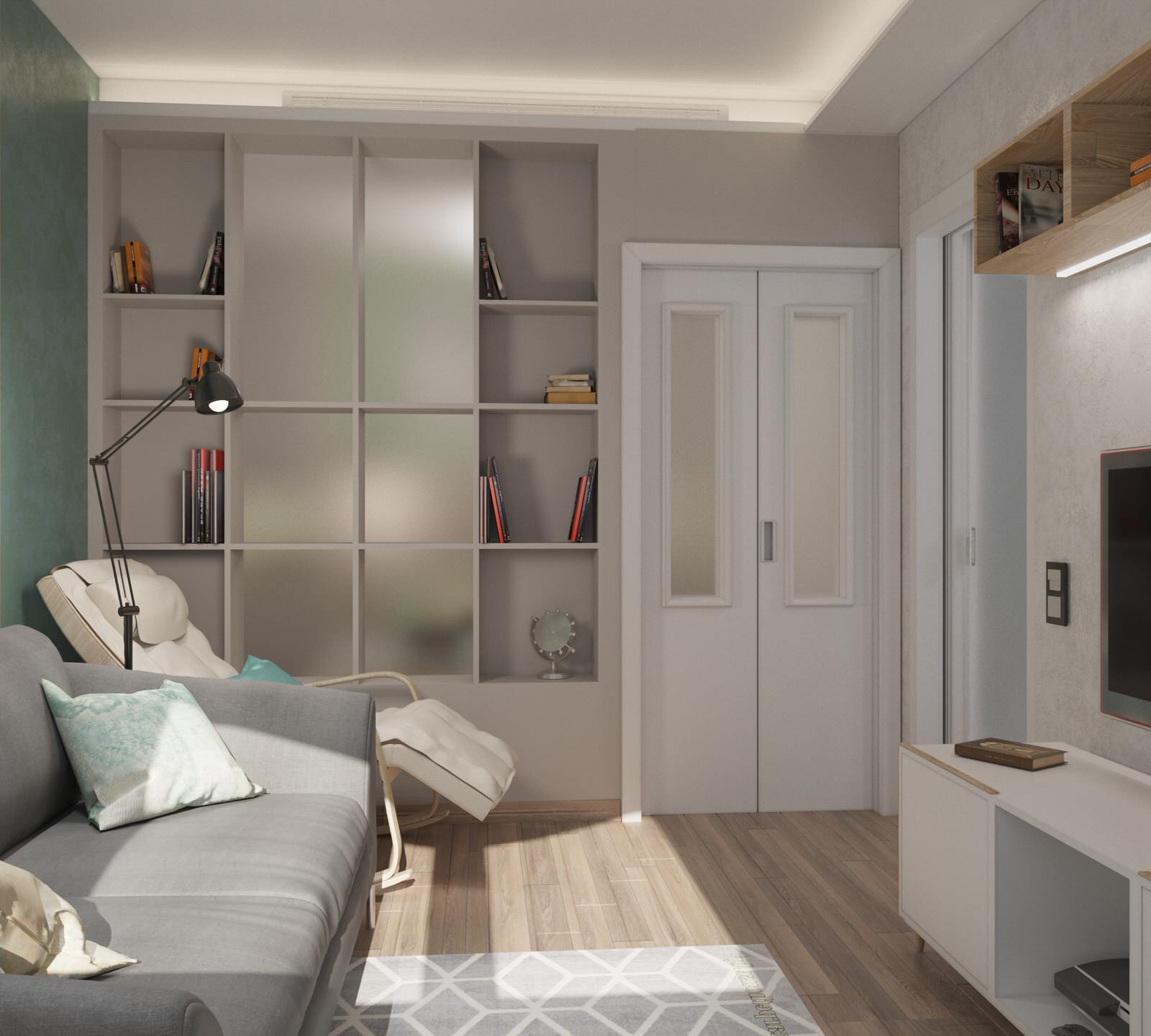 Квартира в современном стиле со скандинавским настроением