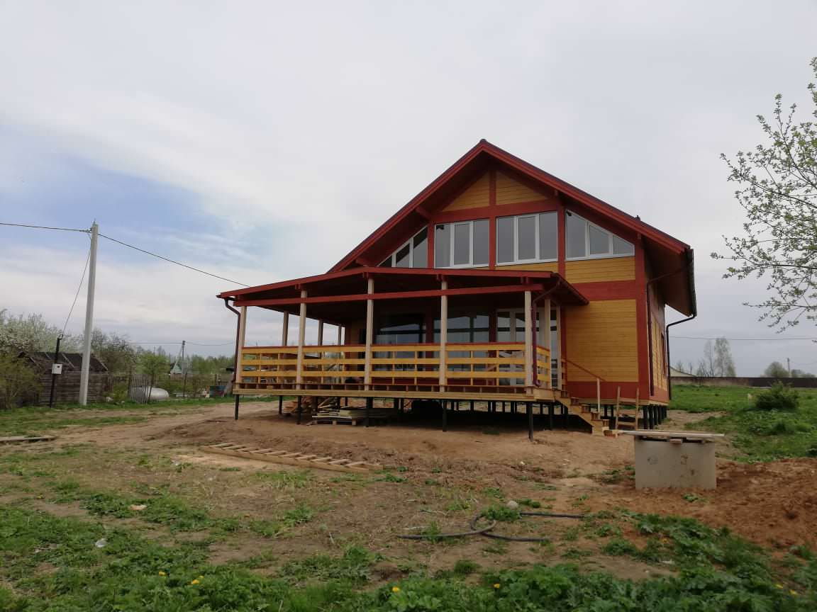 Фахверковый дом. Волоколамский район МО.