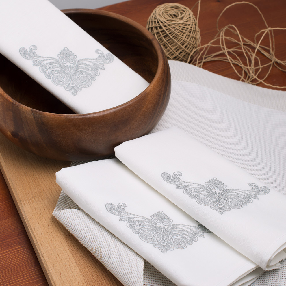 Вышивка на кухонных полотенцах