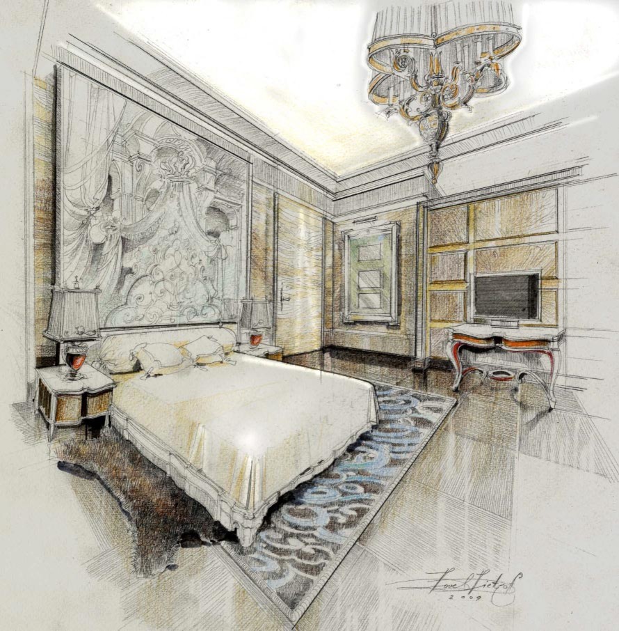 Эскизы - дизайн интерьера