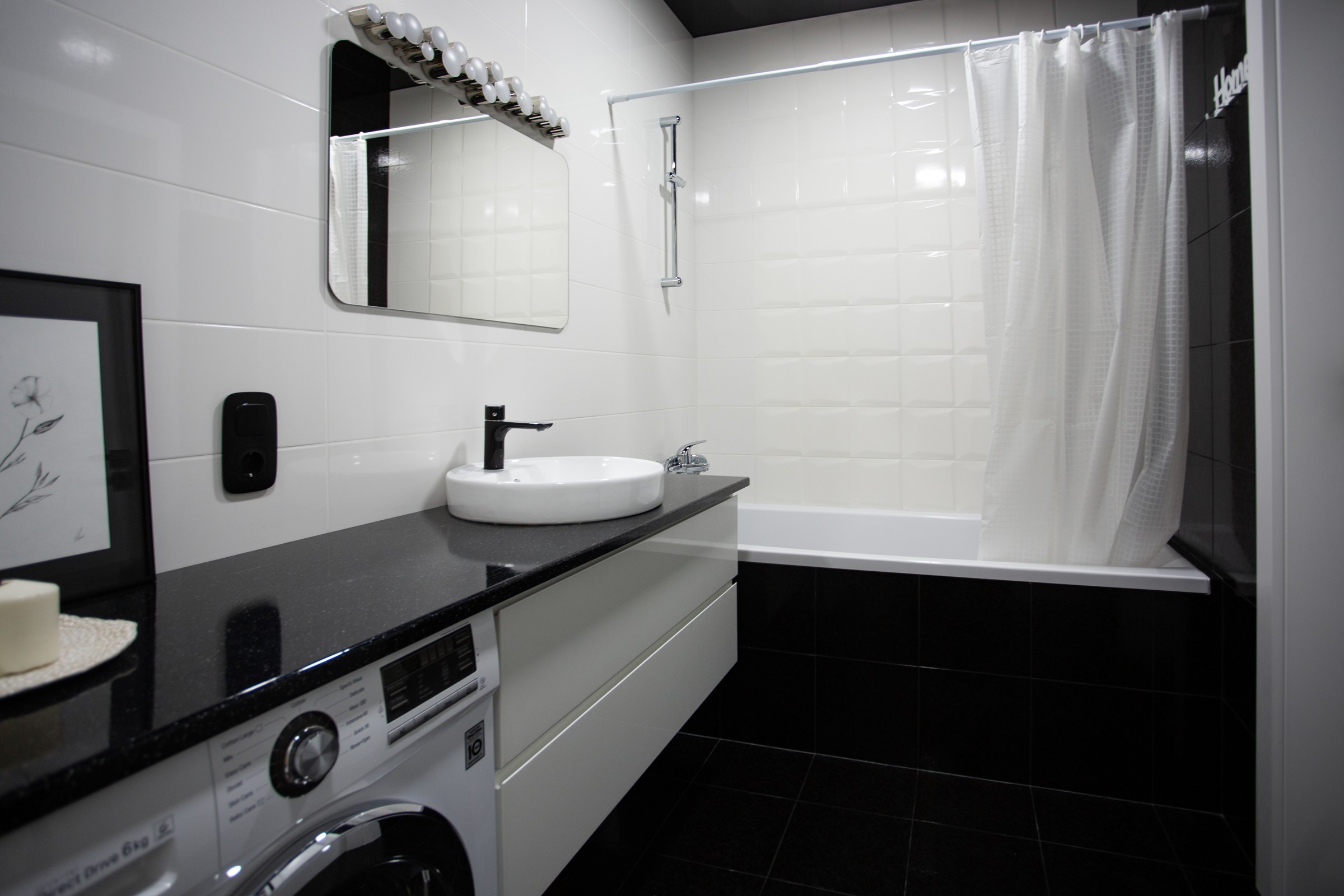 Интерьер однокомнатной квартиры "Фуксия"