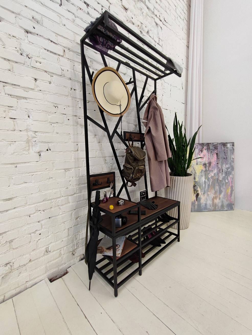 Прихожая в стиле лофт Мега