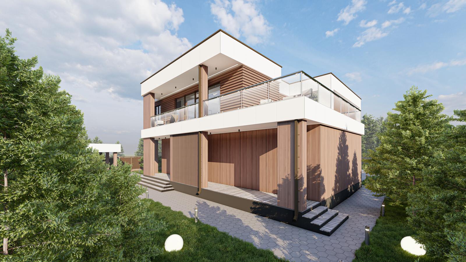 Обложка проекта: Жилой дом под Казанью. Пос. Форест Парк