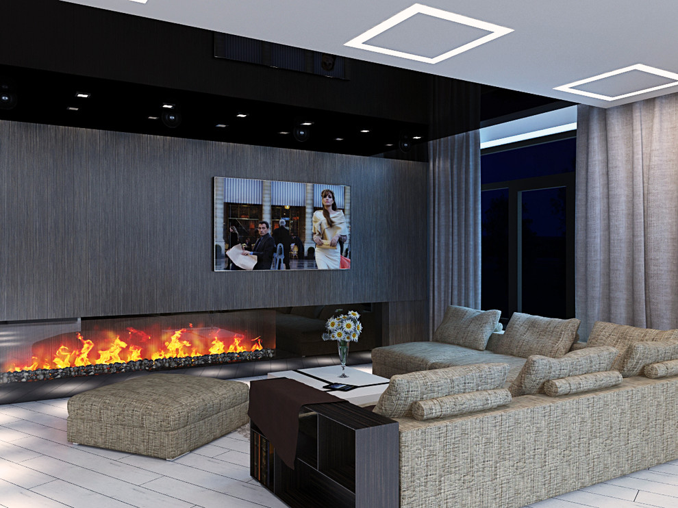 Обложка проекта: Современный хай-тэк в частном доме