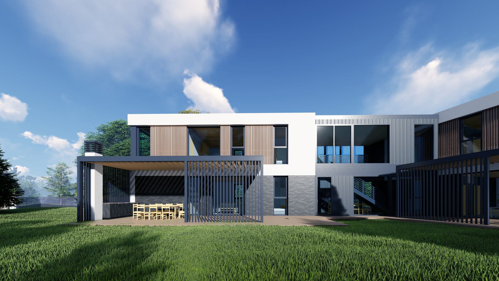 Complex of modern houses Ust-Kachka