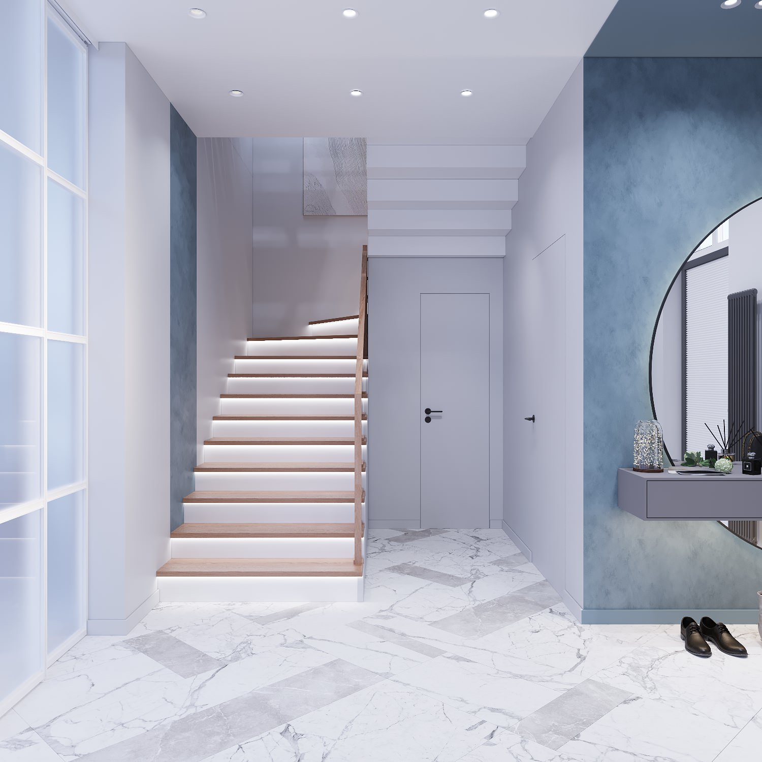 Обложка проекта: Таунхаус г. Пушкин, 135м2