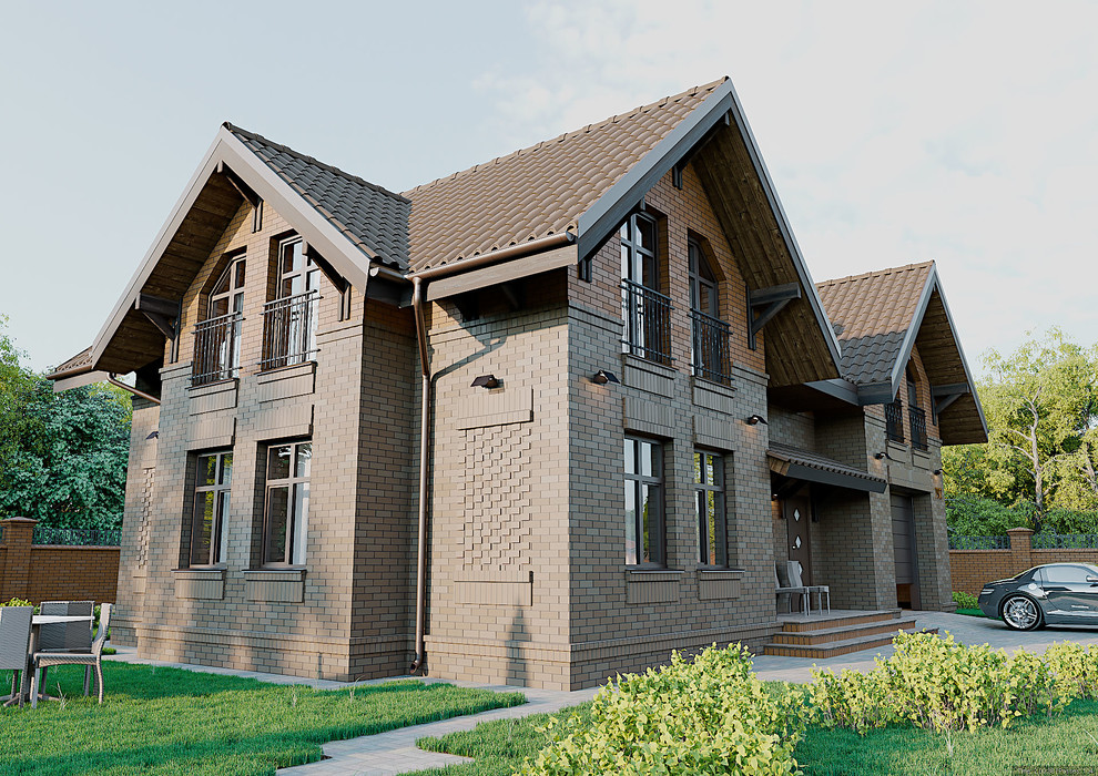 Коттедж 200 кв.м. с мансардой в Подмосковье