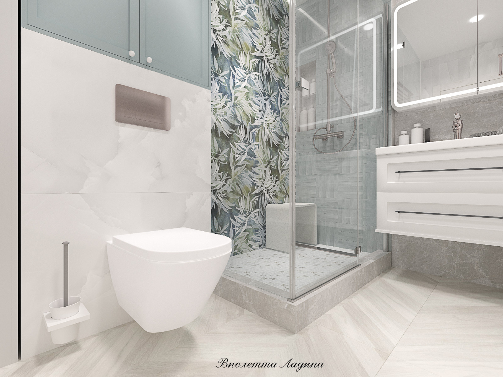 Квартира  в светлых тонах.. Двушка.