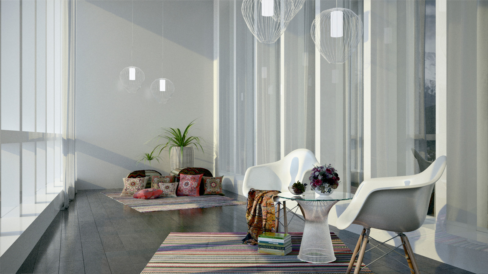 Дизайн интерьера квартиры в жилом комплексе “Esentai apartments”