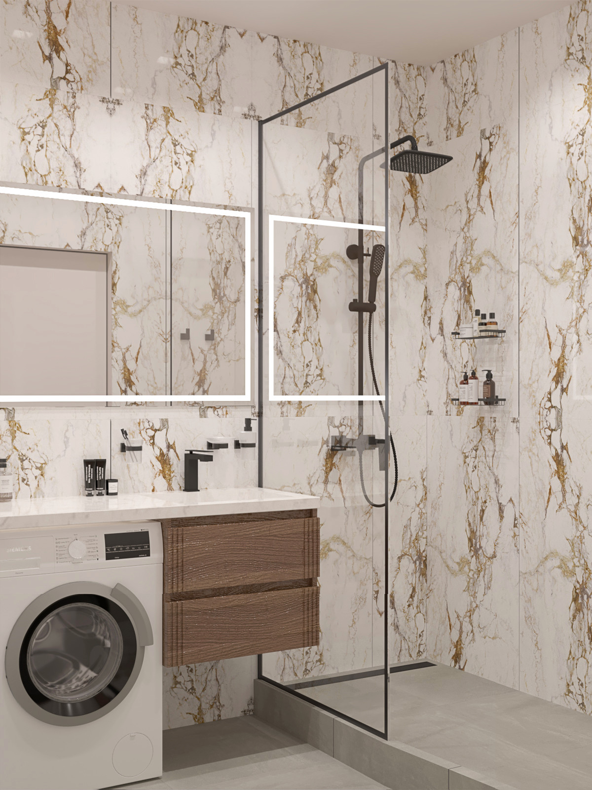 Визуализация трехномнатной квартиры для студии EEDS