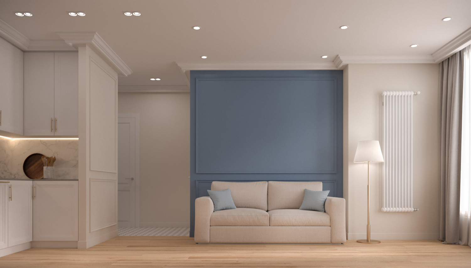 ЖК Голден Сити, 1 к.кв. в неоклассике