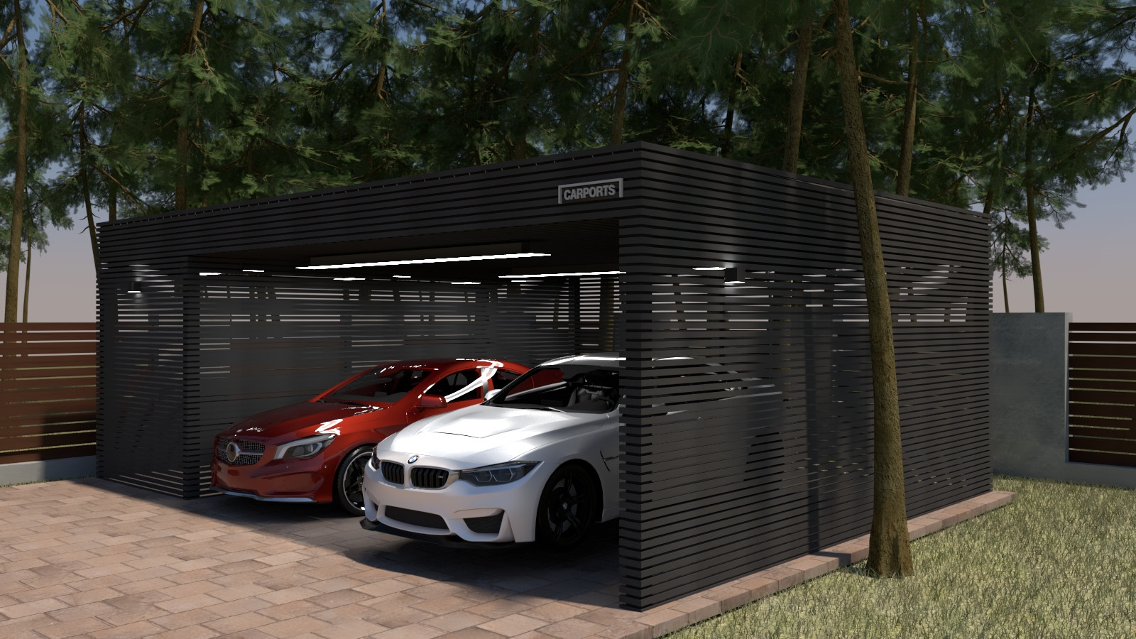 Обложка проекта: Автомобильный навес Carports 1.683