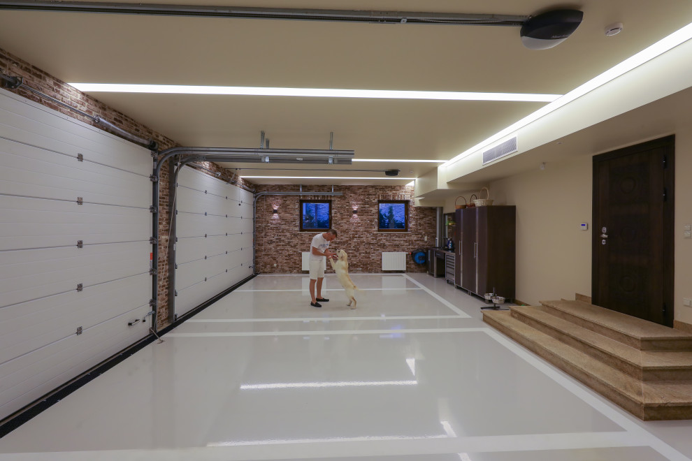 Интерьер гаража на четыре машины - Усадьба Променад