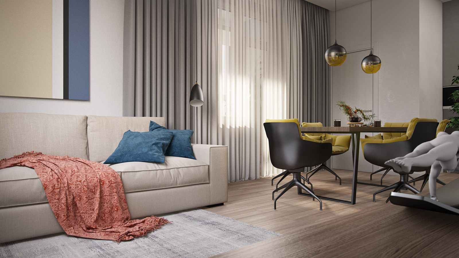 Дизайн квартиры в центре столицы