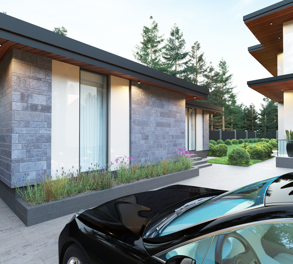 Экстерьер загородного особняка в Москве