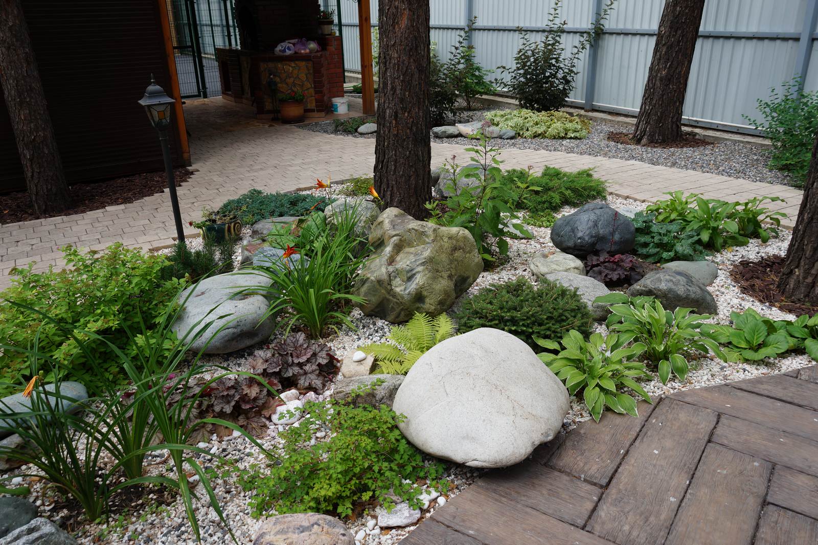 Умиротворение в сосновом лесу