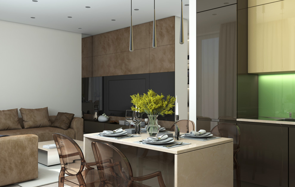 Двушка на Ленинском. Гостиная.