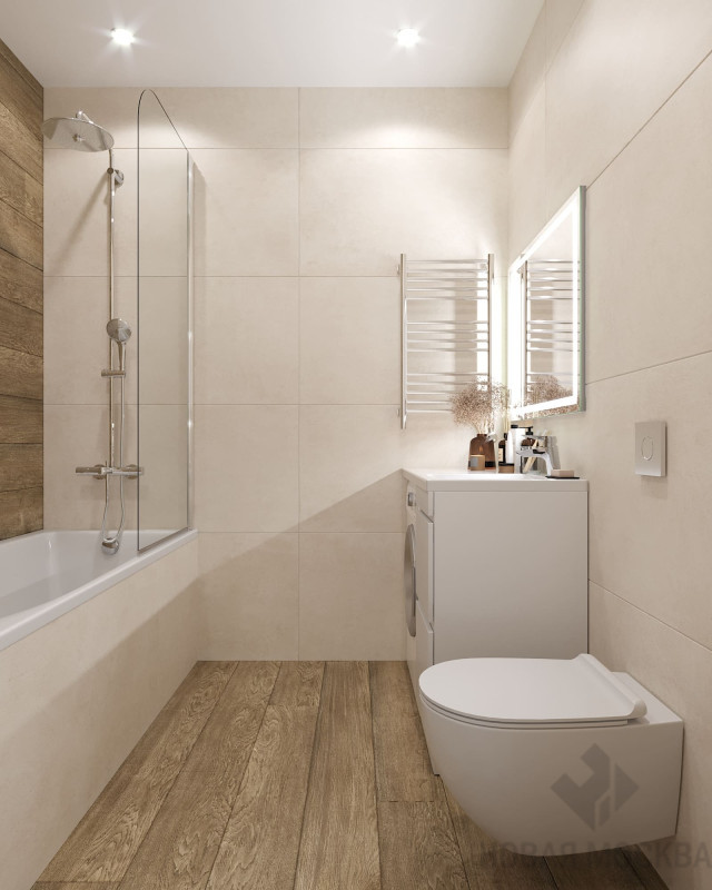 Дизайн двухкомнатной квартиры по адресу: Очаковское шоссе, 9А