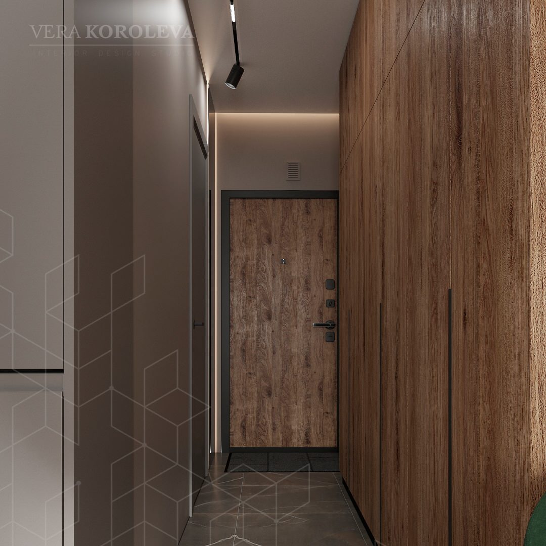 Дизайн-проект квартиры-студии в Подмосковье