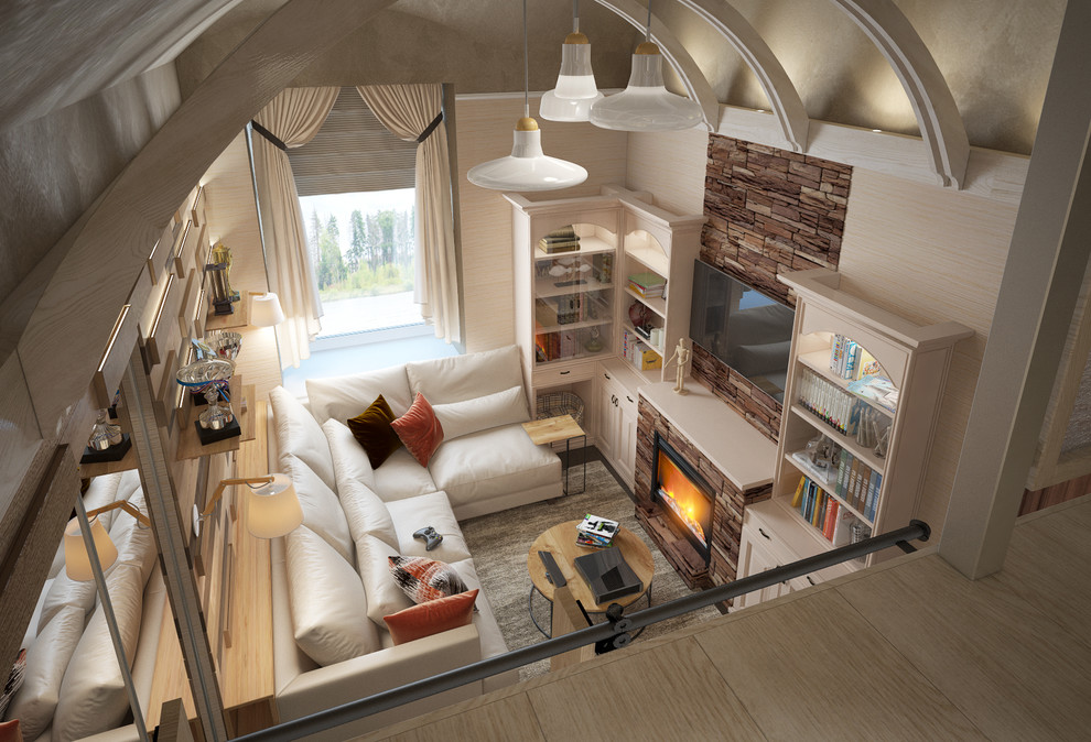 Двухярусная квартира в  Старом Петергофе