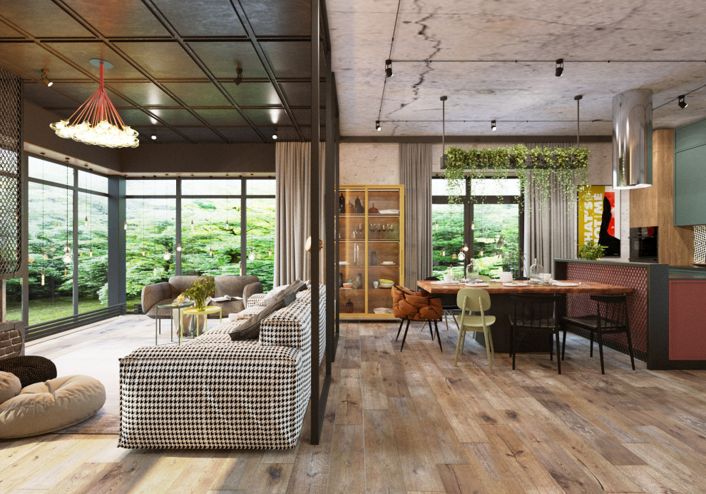 кухня-гостиная, спальня дома в КП Первомайский