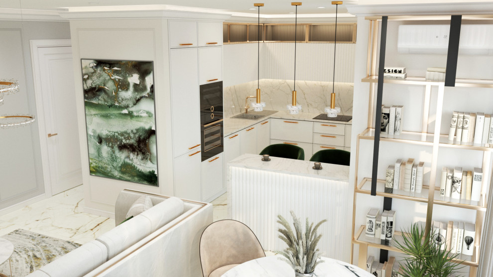 Квартира в стиле contemporary