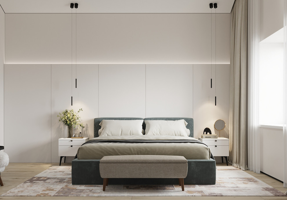 Дом для семьи в стиле минимализм 125 м². Посёлок Костюнино