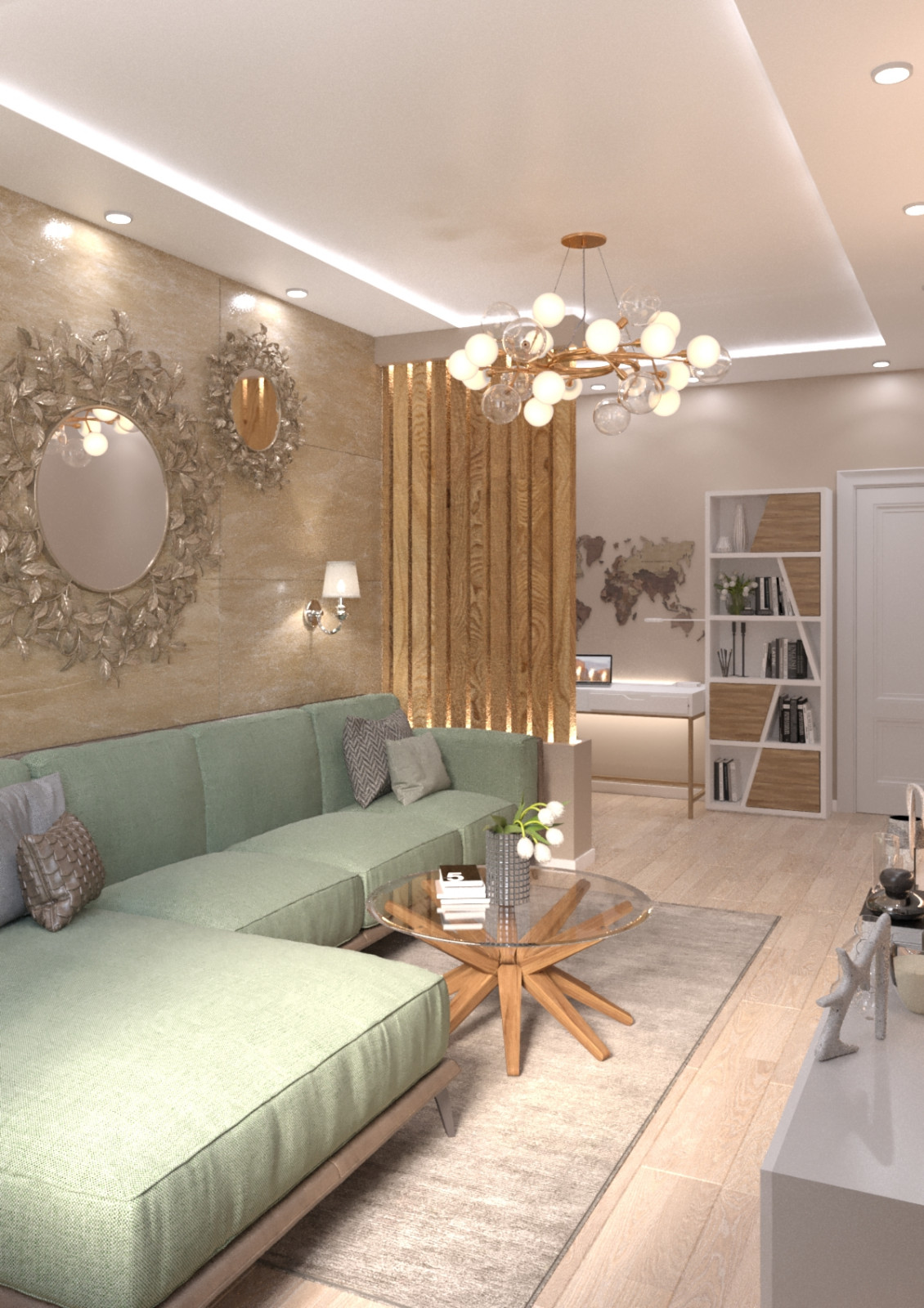 3 Комнатная квартира в ЖК Париж