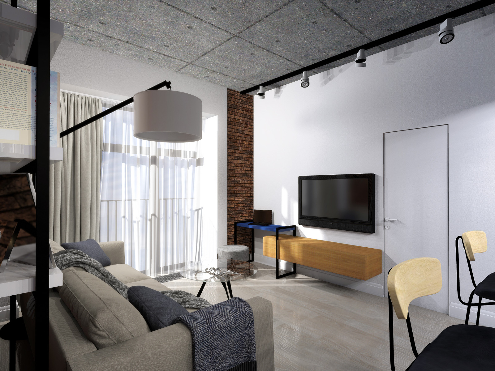 ЗАДОРНАЯ КВАРТИРА В СТИЛЕ ЛОФТ