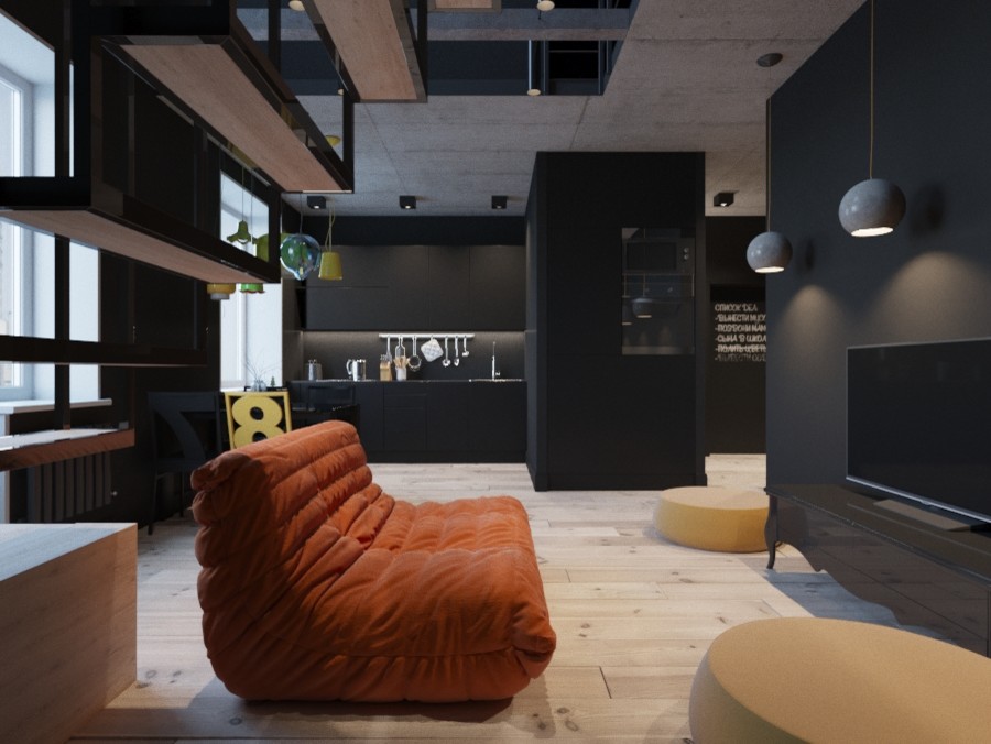 Ярко-чёрное