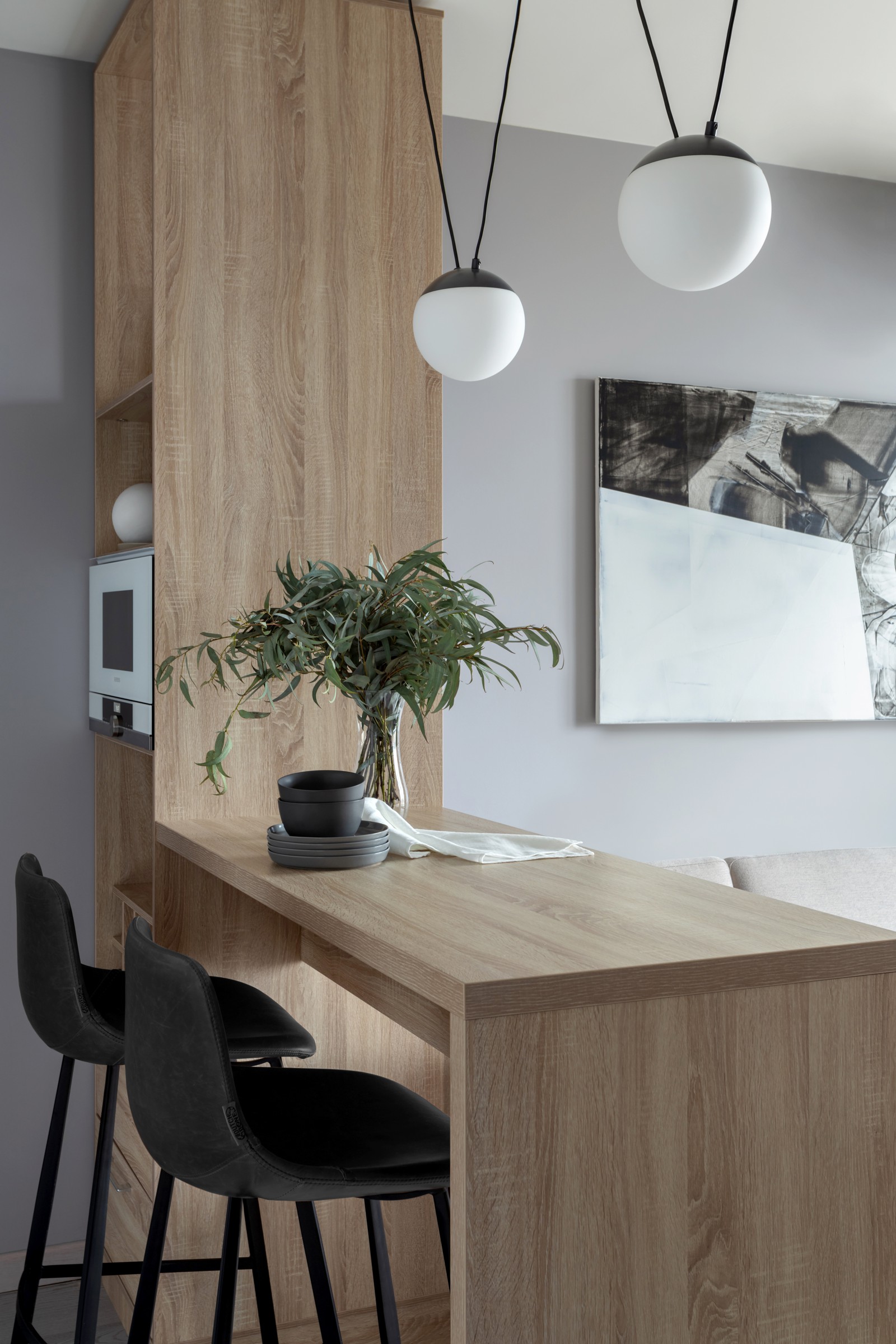 Московская квартира 42м² в нейтральных тонах