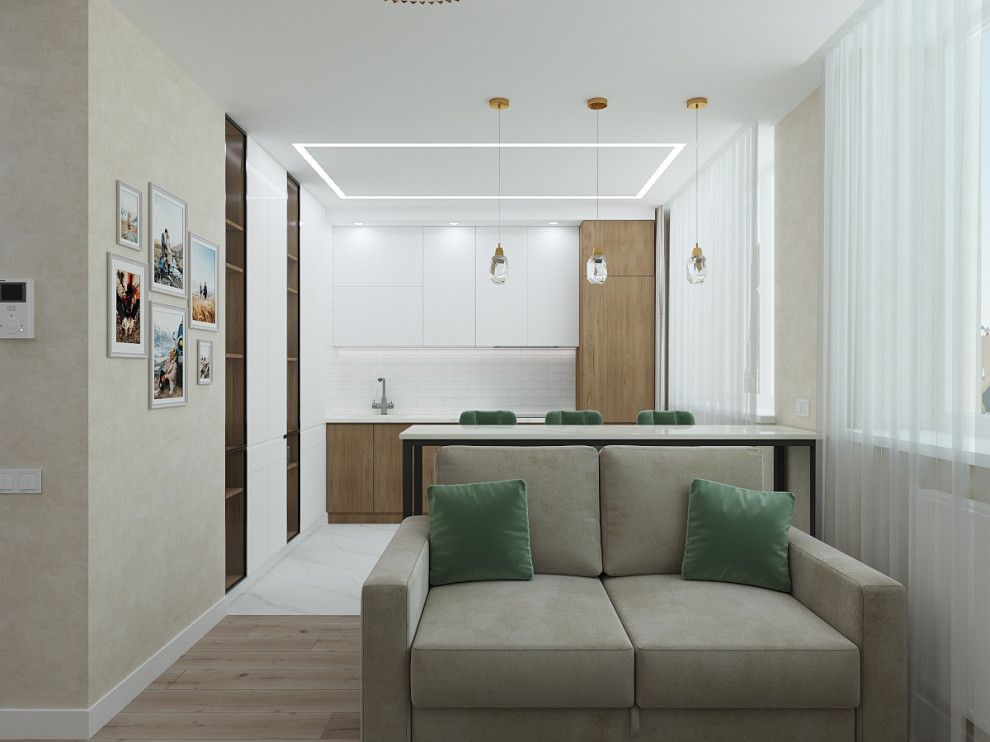 Проект трехкомнатной квартиры (62,5 кв.м)