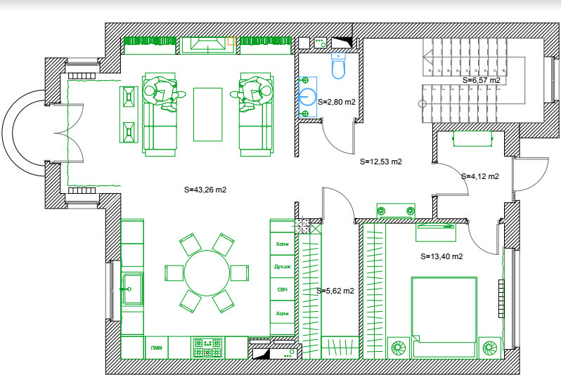 Houzz тур: Интерьер, вдохновленный полотнами Мгера Чатиняна