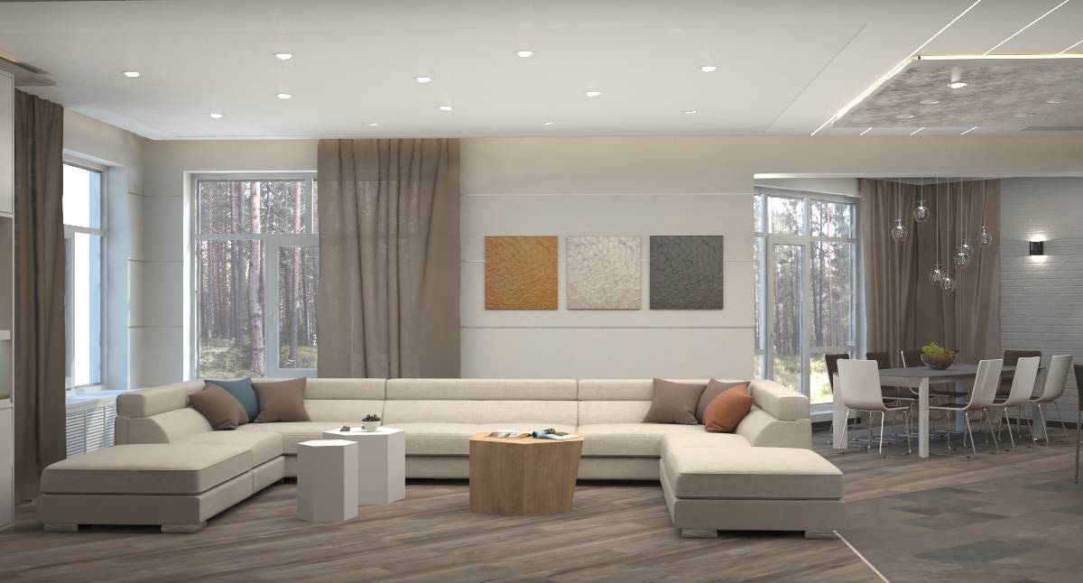 Обложка проекта: Коттедж в сосновом бору