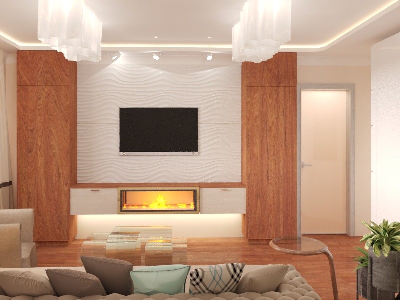 Маленькая квартира для креативной хозяйки 75-и лет