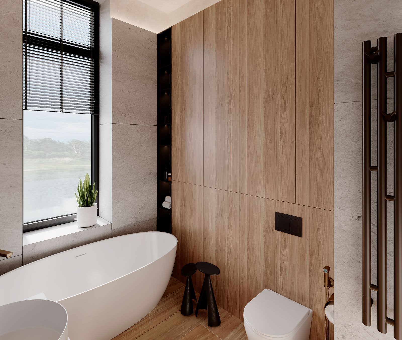 Интерьер квартиры в ЖК "Вест Гарден"