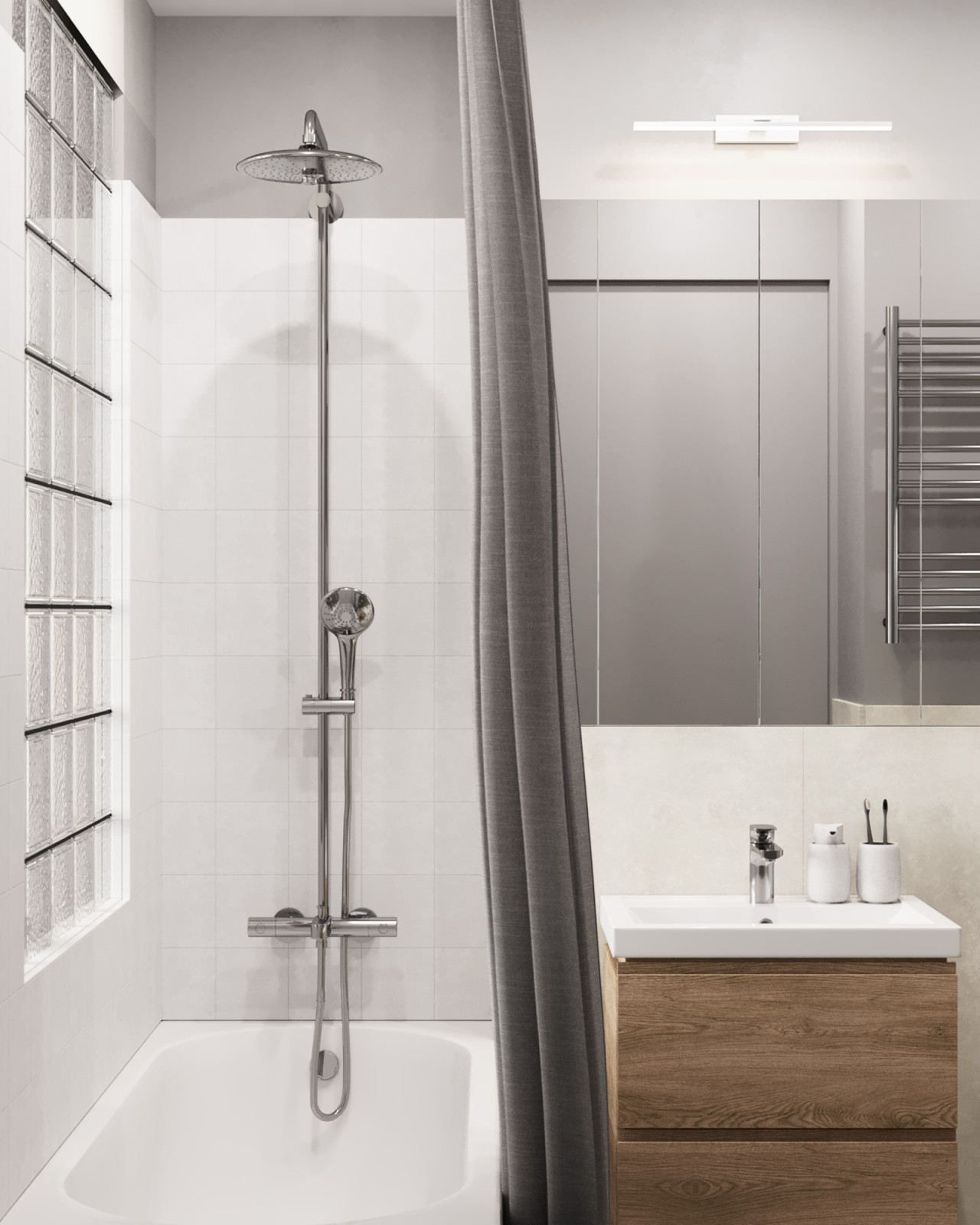 Интерьер однокомнатной квартиры под сдачу