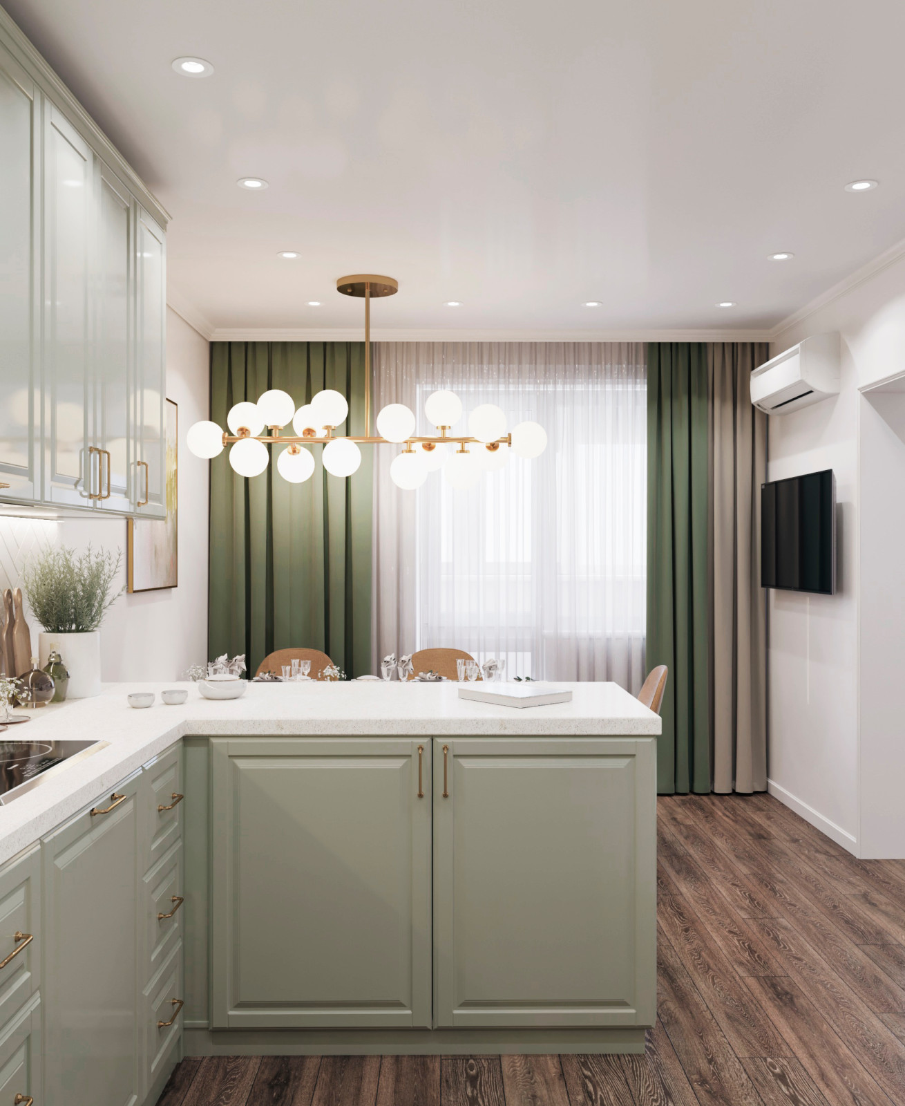 3-х комнатная квартира для молодой семьи 80кв.м.