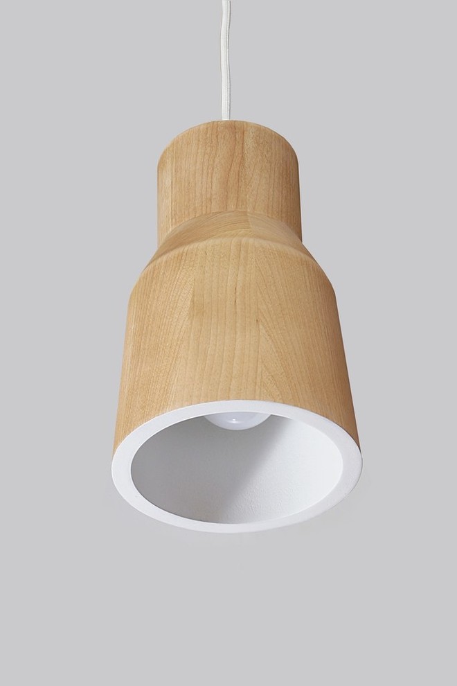 Светильники из массива березы и бука