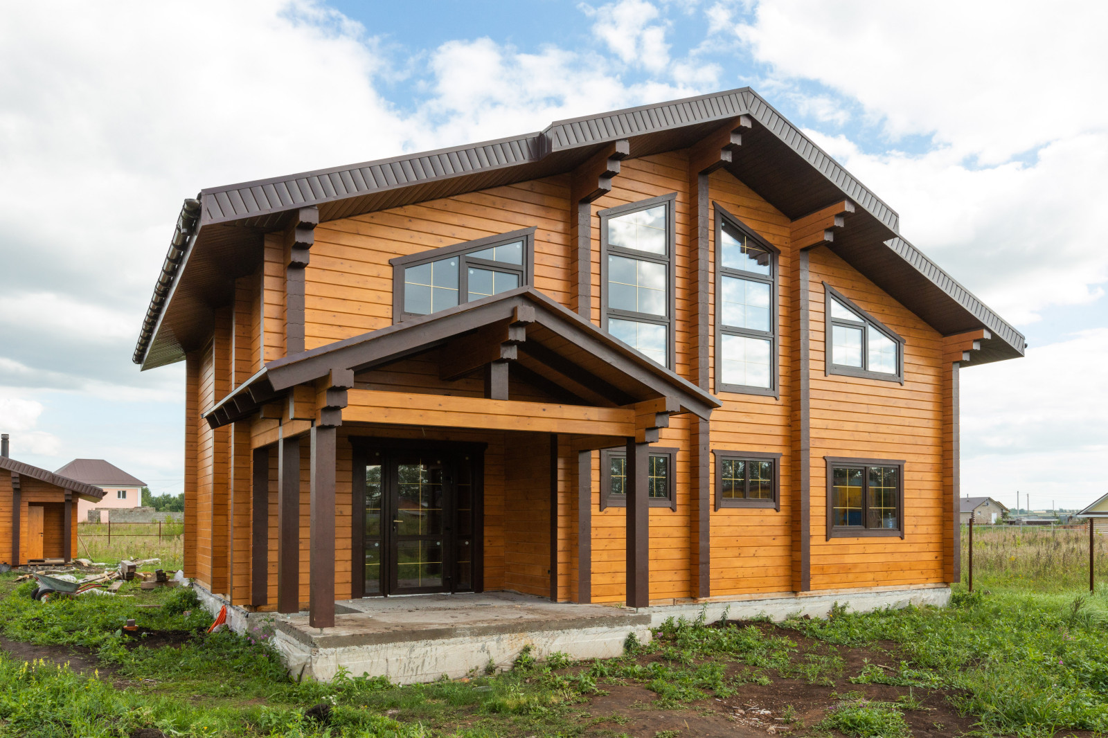 Загородный дом из бруса