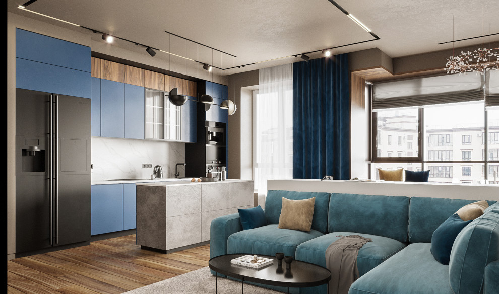 Обложка проекта: Оттенки синего и не только