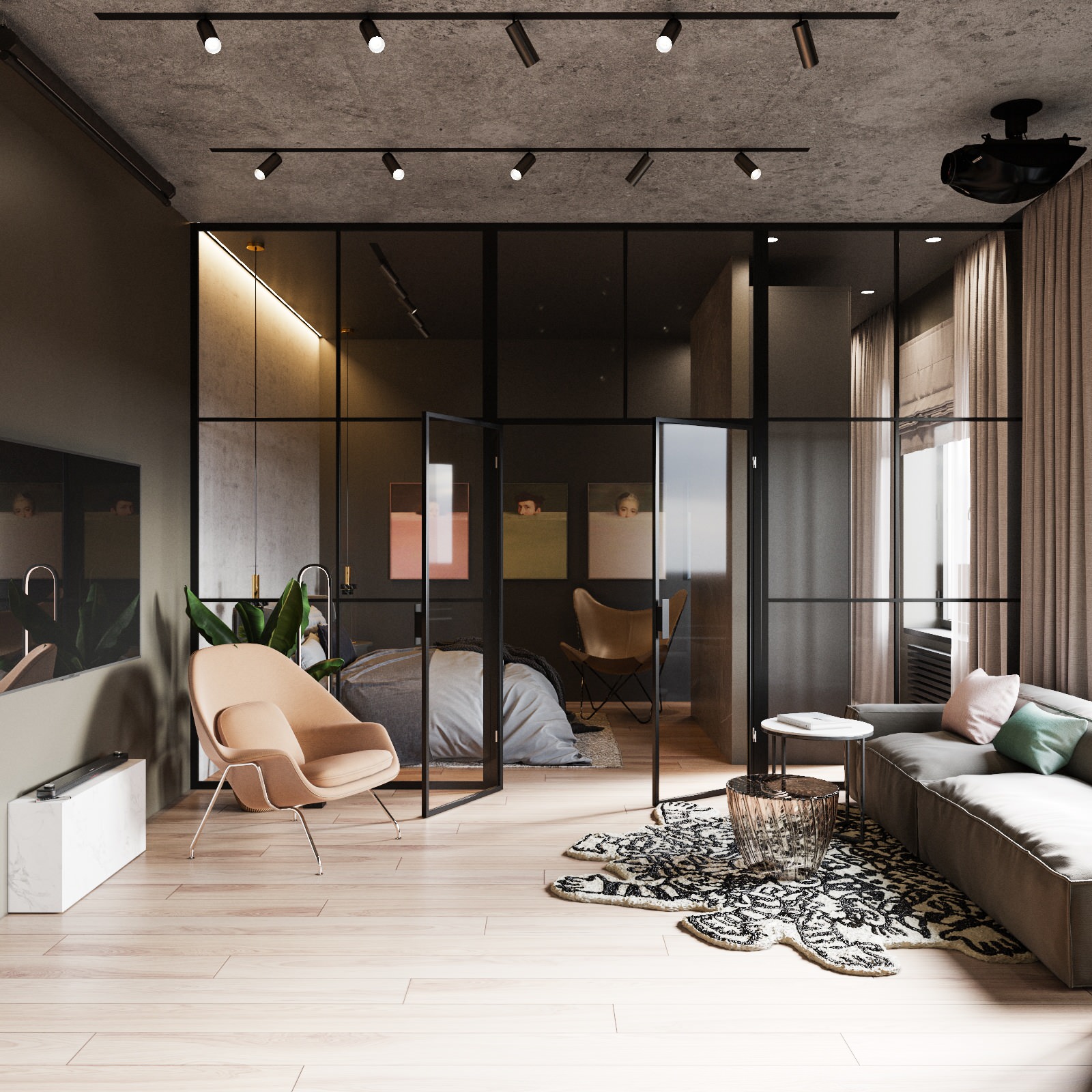 Минимализм в ЖК «Царская площадь»