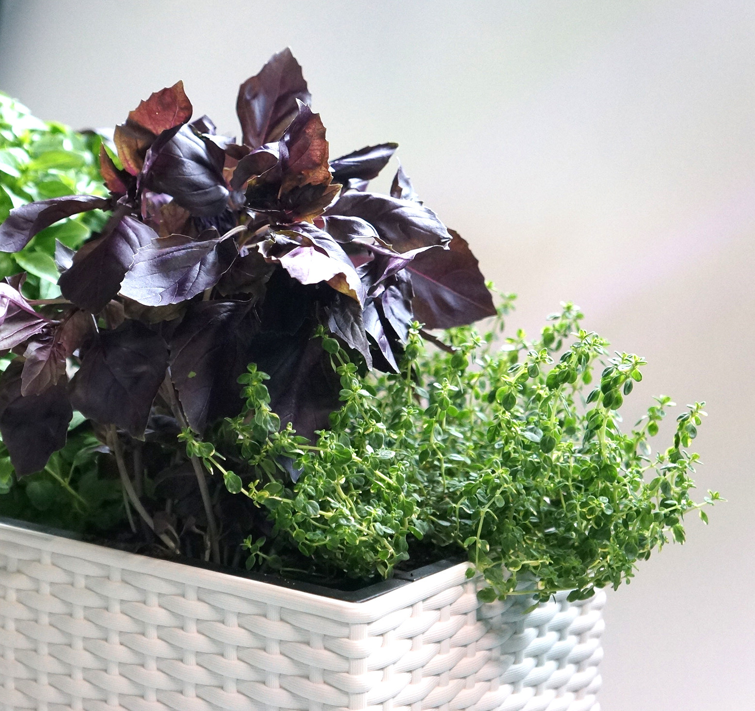 Балкон в голубых тонах