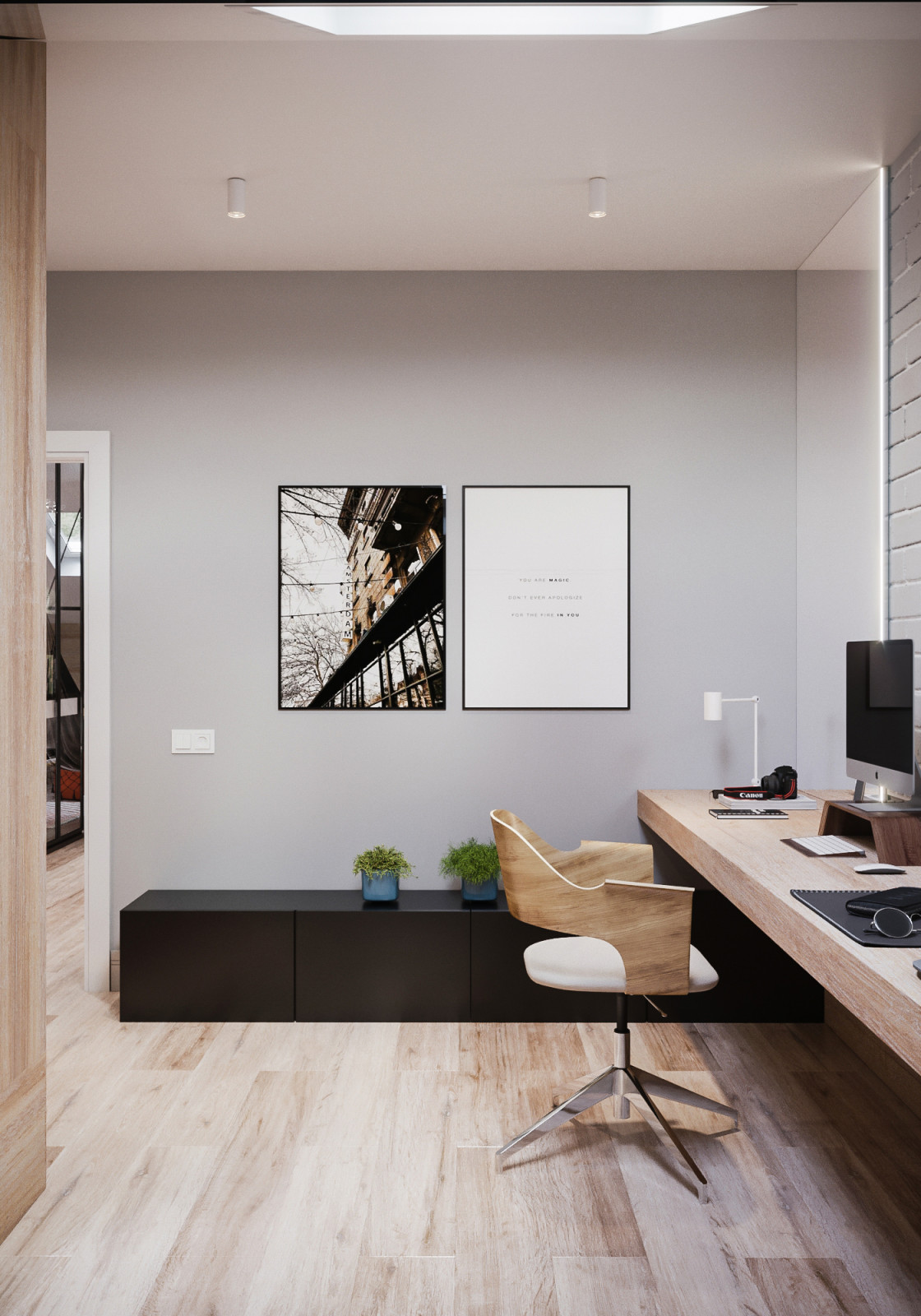 Apartamento de tres pisos